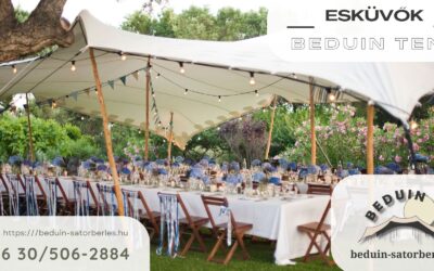 Esküvői sátorbérlés – hogyan lesz a szabadtéri álomból időjárásbiztos élmény?